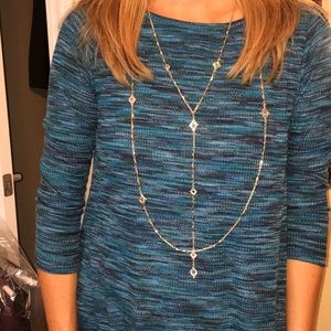 White House Black Market Gold Necklace Set